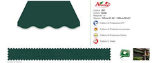 Tenda da Sole T4 a Caduta con Guide Laterali Antivento Dimensioni:L300xH220 (Senza Cassonetto, Corti Classici 376)