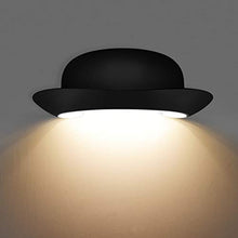 KAWELL 12W Creativo Moderno Applique da Parete LED Lampada da Parete Impermeabile IP65 Alluminio Lampada da Muro Interno Esterno per Camera da Letto Bagno Portico Corridoio Scale Soggiorno, Nero 3000K