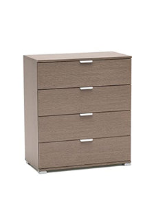 MeMi Me614RG Cassettiera, Legno, Rovere Grigio, 38x75x85 cm