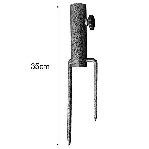 TTFLY - Supporto per ombrellone da terrazza, base per ombrellone da giardino, lunghezza 35 cm, regolabile