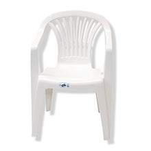 Saturnia 8330015 – Sedia monoblocco in Resina, con Schienale Basso, Colore: Bianco
