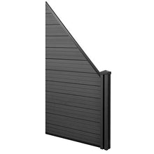 Mendler Pannello supplementare frangivento Obliquo DX Privacy Sarthe WPC 98cm Antracite