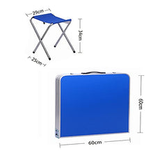 Rund Tavolo da Campeggio Pieghevole A Picnic A Picnic Leggero in Alluminio da 1,2 M per Cucina Interna Ed Esterna, Sala da Pranzo, Sala da Pranzo, Buffet E Giardino(Color:Blu)