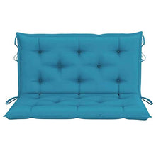 vidaXL Cuscino per Dondolo Azzurro 100 cm in Tessuto