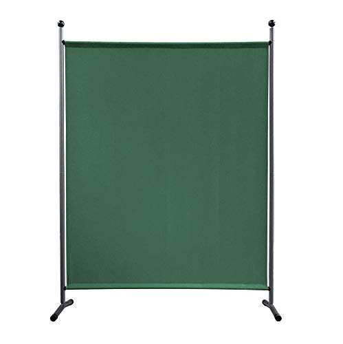QUICK STAR Paravento da Giardino 150 x 190 cm Divisorio in Tessuto Balcone Protezione della Privacy Verde