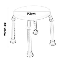 HYYDP Bagno Sgabello Sgabelli da Doccia/Vasca Sgabello da Doccia Sgabello Be Applicable Compatible for Anziani/disabili Tappetini Antiscivolo Cambia Scarpe Sgabello da Doccia Sedia Regolabile in a