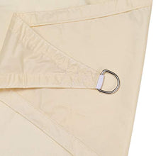 YTQ Vele Parasole Vela Tenda da Giardino Protezione Solare Triangolo Tenda Parasole Blocco 95% UV Impermeabile per Giardino Esterno 5 * 5 * 7,1 M(Color:Bianco)
