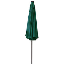 ABCCANOPY - Ombrellone da giardino, inclinabile, con 32 luci LED a energia solare, per giardino, soffitto, piscina, spiaggia