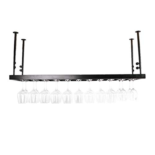 AT Wine Rack Loft Mensola Metallo Ferro Rack Soffitto Bagagli Cremagliere Del Vino Hanging Vetri Della Bottiglia e Supporto Della Struttura Del Vino Calici Calici Cremagliera Del Supporto