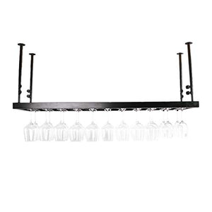 AT Wine Rack Loft Mensola Metallo Ferro Rack Soffitto Bagagli Cremagliere Del Vino Hanging Vetri Della Bottiglia e Supporto Della Struttura Del Vino Calici Calici Cremagliera Del Supporto