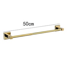 Portasciugamani Portasciugamani da bagno in ottone, asciugamano singolo bar, portasciugamani in ottone portasciugamani appendiabiti a parete accessori da bagno Porta Salviette ( Dimensione : 50cm )