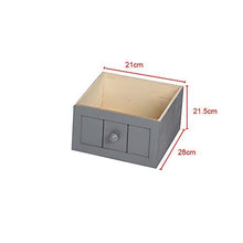 HHTX Comodino 2 Pezzi con 2 cassetti Comodino in Legno Comodino tavolini da appoggio per Camera da Letto, Bagno, Soggiorno