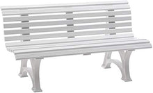 Panca da Giardino Bench da Giardino Bench da Giardino in Alluminio Panchina Bianco Bianco Fantastic