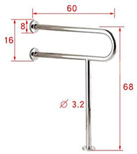 Maniglioni da Bagno Sicuro corrimano 304 Fissa in Acciaio Inox igienici Sicurezza corrimano Anziani disabili Ringhiera igienici Accessori da Bagno
