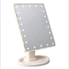 LBWARMB Trucco Specchio con luci Specchio per Il Trucco Makeup 22 LED 360 e degrado Specchio cosmetico da Tavolo con Schermo Touch Screen (Dimensioni: 6.7x10.6x6.2 in) per Il comò da Bagno