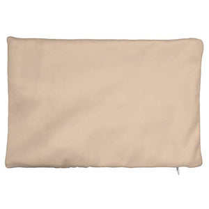 FabricMCC - Copricuscino decorativo in pasta di fagioli, 20 x 30 cm, colore: giallo, pelo corto, Taupe, 8 x 12