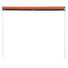 Tenda retrattile 100 × 150 cm arancione e marrone