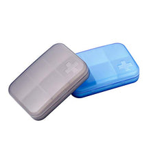 Ruby569y - Portapillole, organizer per pillole, dispenser per pillole, porta pillole, organizzatore per medicine, portatile da viaggio, a prova di umidità Grey