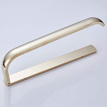 wangjian& Finitura Superficiale Oro Semplice in Ottone Costruzione Bagno e Servizi igienici Portasciugamani retrò ed Europeo con portasciugamani fissato al Muro, 30 cm