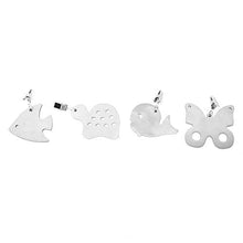 Atyhao Tovaglia Clip 4Pcs Diverse Fantasie Innovative Tovaglia in Acciaio Inox Addensato Pesi Decorazione con Clip da Tavolo in Metallo Morsetti per Cucina Tovaglie da Picnic per Feste in Giardino(B)