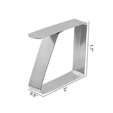 BigBig Style - Set di 12 fermatovaglia in acciaio INOX, per tovaglia di grandi dimensioni