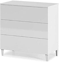 13Casa - Corinto A2 - Comò in Melamina, 80x40x80 h cm, Bianco