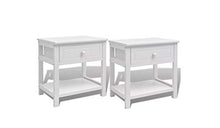 Comodino Con Cassetti,2 Pz Comodino Camera Con Un Cassetto,Comodino Vintage Comodino con cassetto,Camera da letto,Cameretta ragazzi, Bianco 40x29x42Cm