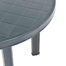 vidaXL Tavolo da Giardino Verde 89 cm in Plastica