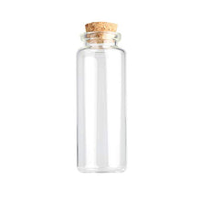 2 barattoli da 40 ml con coperchi in sughero, bottiglie per liquidi, piccoli barattoli artigianali.