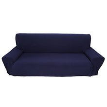 Copridivano A 3 Posti Lounge, Tratto Pieno Fodera Elastico, 7 Colori Solidi Opzione (Colore : Deep Blue)