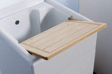 Bagno Italia Lavatoio Lavapanni da 45x85hx50 pilozza con 1 anta bianco con tavola in legno l