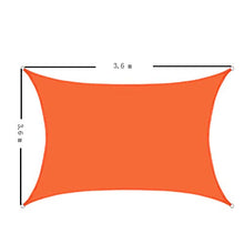 DUCCM Baldacchino per Tenda da Sole, Vela da 12 'x 12' per Tenda da Sole, tettoia per Tende da Sole UV Block per Patios, per Giardino Esterno