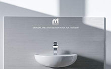 M Mehoom Rubinetto Bagno Cascata, Miscelatore Lavabo Bagno, Rubinetto lavabo, Valvola in Ceramica, per Acqua Calda e Fredda Disponibile, Finitura Cromata, Stile Moderno