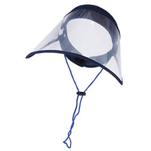 BESPORTBLE Visiera di Sicurezza Cappello Protettivo Visiera Trasparente Protezione Anti-Sputa Copricapo Blu Navy