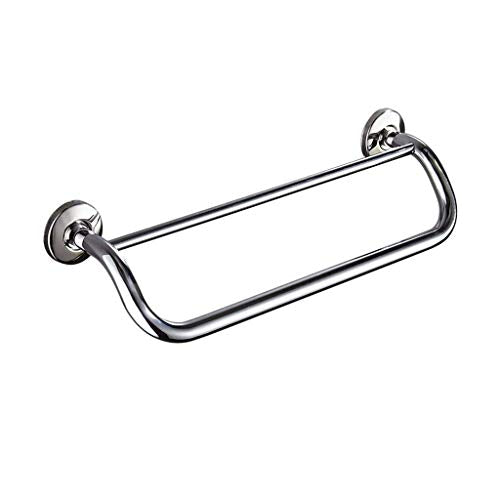 TELLMNZ 304 portasciugamani a Doppia Asta in Acciaio Inossidabile, portasciugamani da Bagno per Foratura a Parete, portasciugamani da Bagno per Cucina e Servizi igienici, Finitura lucidata (dimensio