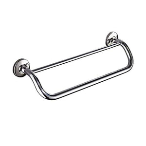 TELLMNZ 304 portasciugamani a Doppia Asta in Acciaio Inossidabile, portasciugamani da Bagno per Foratura a Parete, portasciugamani da Bagno per Cucina e Servizi igienici, Finitura lucidata (dimensio