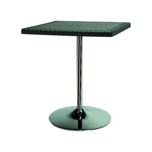 Grandsoleil S4810Y - Tavolo da bar quadrato Boheme, 70 x 70 cm, colore: Antracite, Grigio, 70 x 70 x 30 cm