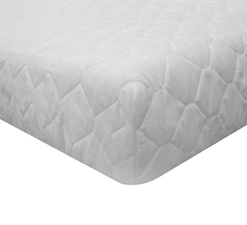 Morflex® - Coprimaterasso Cotone Imbottito in Morbida Microfibra Trapuntato Rombo - Veste Materasso Matrimoniale 190x160 Alto 20/ 21cm - Fast Produzione Artigianale Italiana