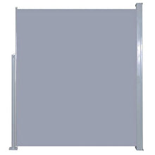 Tidyard Tenda da Sole Laterale Retrattile per Balcone,Protegge Inoltre dal Vento e dal Sole,UV30+,160 x 500 cm Grigia