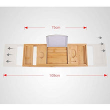 Vaschetta Bagno bambù Vasca Bagno Vassoio Lati Estesi Costruito nel Supporto Tablet da Libro Vassoio Cellulare Integrato Supporto Wineglass Altri Accessori Posizionamento
