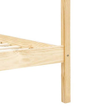 SKM Giroletto a Baldacchino in Legno Massello di Pino 120x200 cm