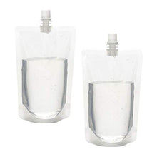 Cabilock 50 Pezzi Sacchetto di Plastica per Liquori Boccette per Bevande in Piedi Contenitore per Bevande Occultabile Estrarre I Sacchetti di Succhi per Bevande per Alcolici 100 Ml