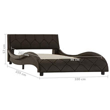 SKM Giroletto Grigio in Similpelle 90x200 cm (25.5kg)