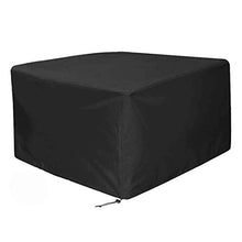QINGXI Coperture per Set Arredo Giardino 125 X 125 X 74cm Telo Protettivo Rettangolare per Tavolo e Sedie da Esterni, Tessuto Oxford 600D, Impermeabile e Resistente UV