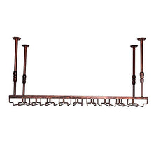 JHGJBJ Bottiglia di Vino/Supporto di Vetro di Vino Hub Mensola for Kitchen Bar Bodega, Scaffale Hanging Shelf Ferro Holder Portapacchi (Size : 120x35cm)