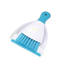Balacoo Mini Set Scopa E Scopa per Tavolo Scrivania Tastiera da Banco Cane Gatto E Altri Animali Domestici (Blu)