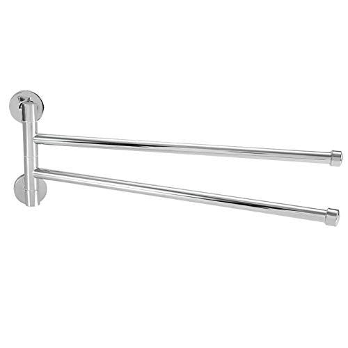 Mensola portasciugamani, Base in Lega di Zinco portasciugamani Rotante Rac Piccola portasciugamani, per terrazze WC(Two Shots)