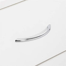 Infilm, cassettiera moderna in legno con 4 cassetti, bianco semplice e funzionale comodino per camera da letto, armadio, ingresso, corridoio, stanza dei bambini