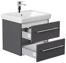 Emotion SUBWAY2-0-55CM000104DE - Lavabo con mobiletto, in legno, 55 x 45 x 44 cm, colore: Antracite