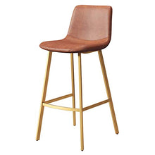 WGEMXC Sedie, Sedie Alte, Sedie a Barre, Sgabelli per il Tempo Libero Altezza Sgabello con Schienale Sedie da Pranzo in Ferro Art Cafe Poiapiedi per Contatore,75 Cm,75 Cm.